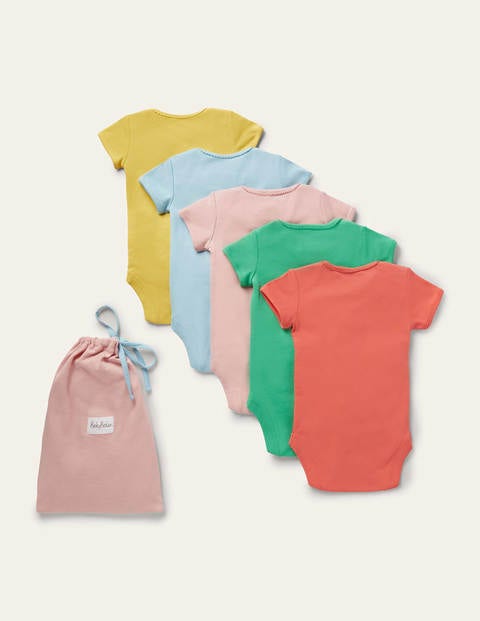 Girls 5 Pack Rainbow Bodies - Peach Melba Girls 5 Pack Rainbow Bodies - Peach Melba