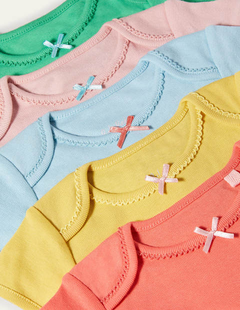 Girls 5 Pack Rainbow Bodies - Peach Melba Girls 5 Pack Rainbow Bodies - Peach Melba