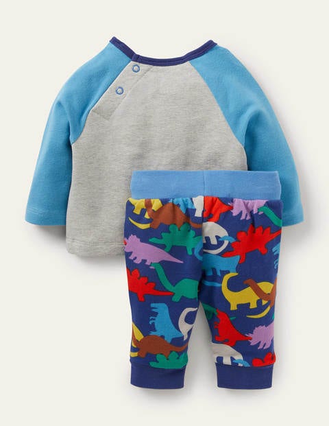 Appliqué Jersey Play Set - Multi Dino Rainbow Scene Appliqué Jersey Play Set - Multi Dino Rainbow Scene