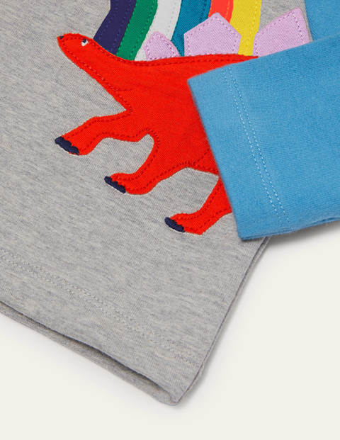 Appliqué Jersey Play Set - Multi Dino Rainbow Scene Appliqué Jersey Play Set - Multi Dino Rainbow Scene