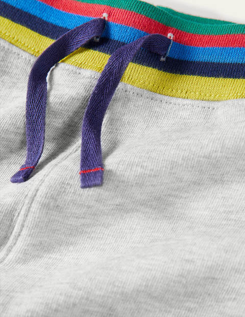 Rainbow Rib Jersey Bottoms - Grey Marl Rainbow Rib Jersey Bottoms - Grey Marl