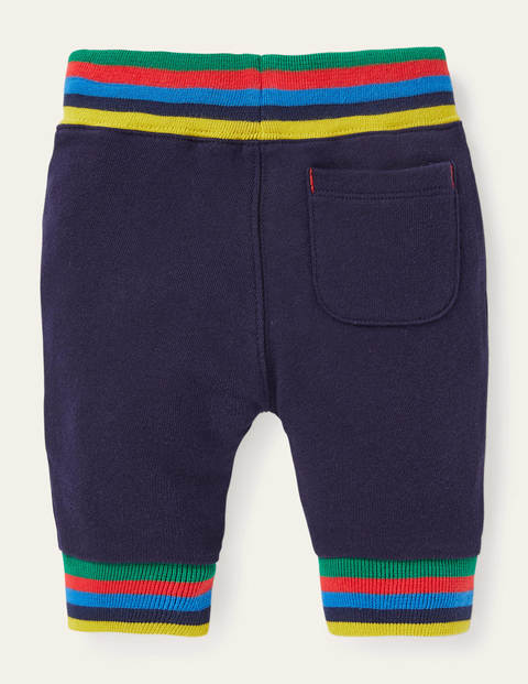 Rainbow Rib Jersey Bottoms - Starboard Blue Rainbow Rib Jersey Bottoms - Starboard Blue