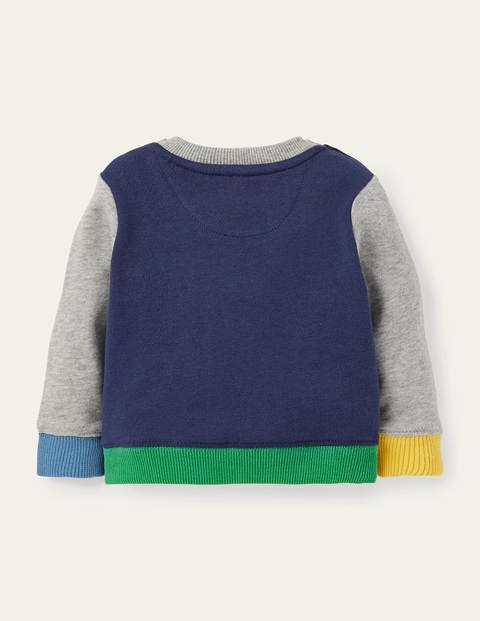 Gemütliches Sweatshirt - Segelblau, Wetterszene Gemütliches Sweatshirt - Segelblau, Wetterszene