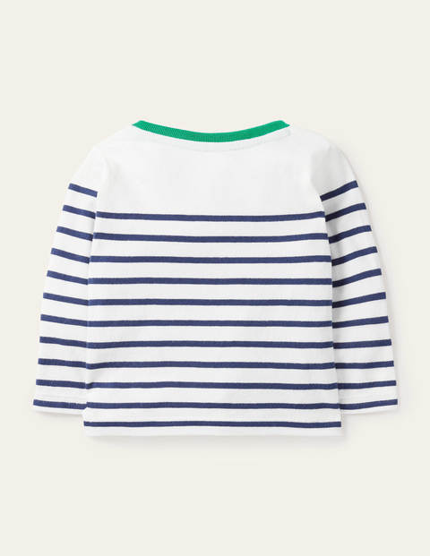 Bouclé Weather T-shirt - Ivory/Starboard