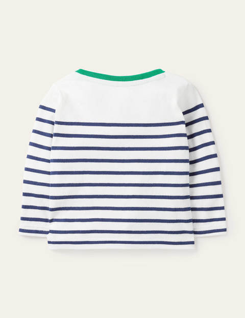 Bouclé Weather T-shirt - Ivory/Starboard Bouclé Weather T-shirt - Ivory/Starboard