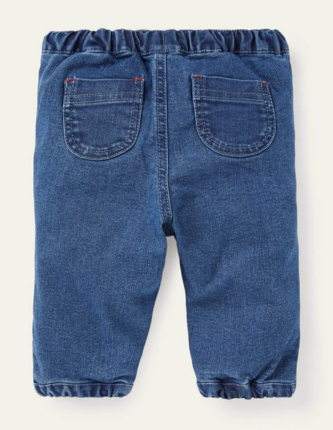 Cosy Lined Bottoms - Mid Chambray