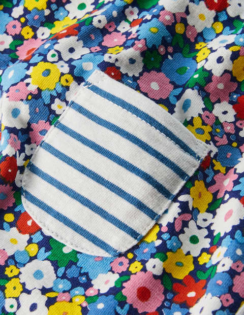 Jersey Hotchpotch Dress - Multi Flower Patch Jersey Hotchpotch Dress - Multi Flower Patch