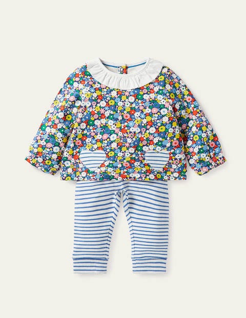 Supersoft Jersey Play Set - Multi Flower Patch Supersoft Jersey Play Set - Multi Flower Patch