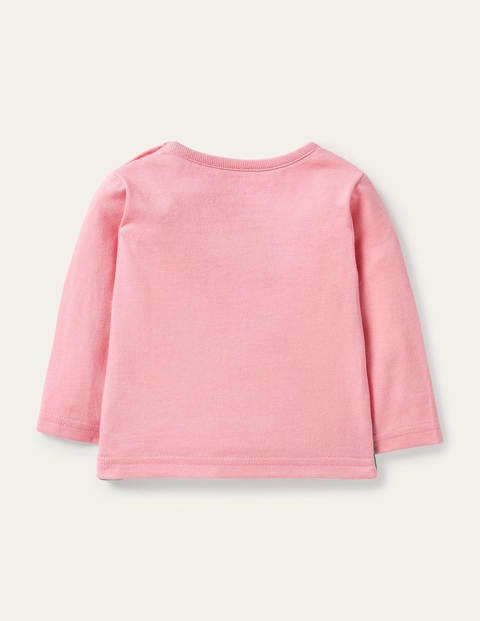 T-shirt à grand appliqué lapin - Lapins rose limonade T-shirt à grand appliqué lapin - Lapins rose limonade