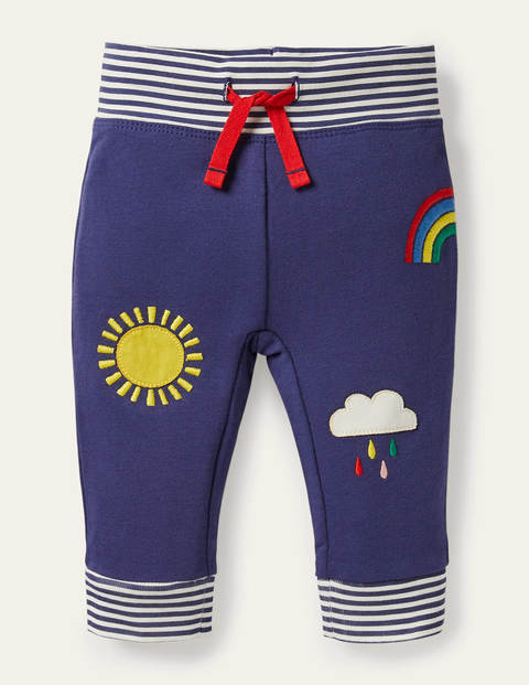 Novelty Appliqué Bottoms - Starboard Blue Weather Novelty Appliqué Bottoms - Starboard Blue Weather