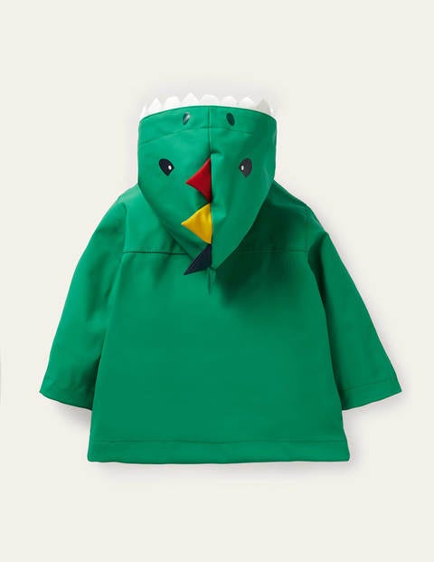 Shower-resistant Dino Raincoat - Sapling Green Shower-resistant Dino Raincoat - Sapling Green