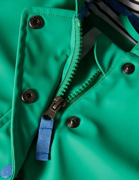 Shower-resistant Dino Raincoat - Sapling Green Shower-resistant Dino Raincoat - Sapling Green