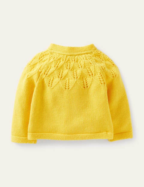 Everyday Textured Cardigan - Sweetcorn Yellow
