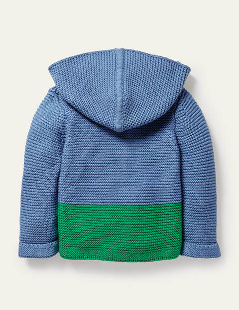 Strickjacke mit Szenenmotiv - Elisabethanisches Blau, Szene Strickjacke mit Szenenmotiv - Elisabethanisches Blau, Szene