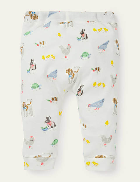 Organic Newborn Trousers - Ivory Pet Friends Organic Newborn Trousers - Ivory Pet Friends