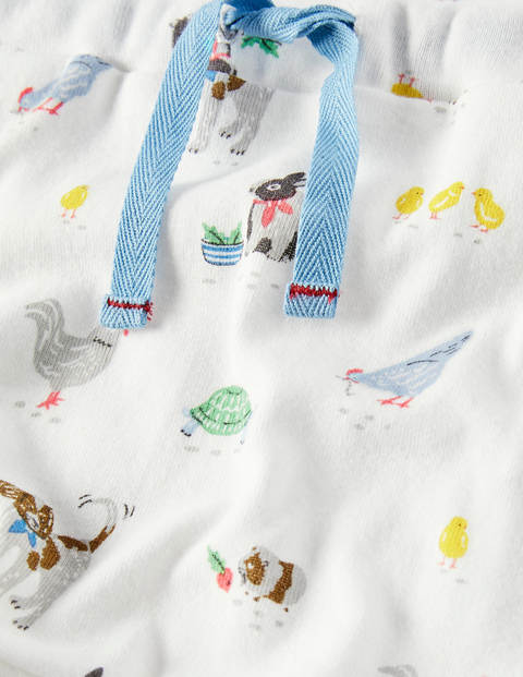 Organic Newborn Trousers - Ivory Pet Friends Organic Newborn Trousers - Ivory Pet Friends
