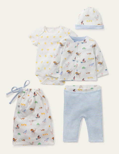 Organic Pets 4 Piece Gift Set - Ivory Pet Friends Organic Pets 4 Piece Gift Set - Ivory Pet Friends