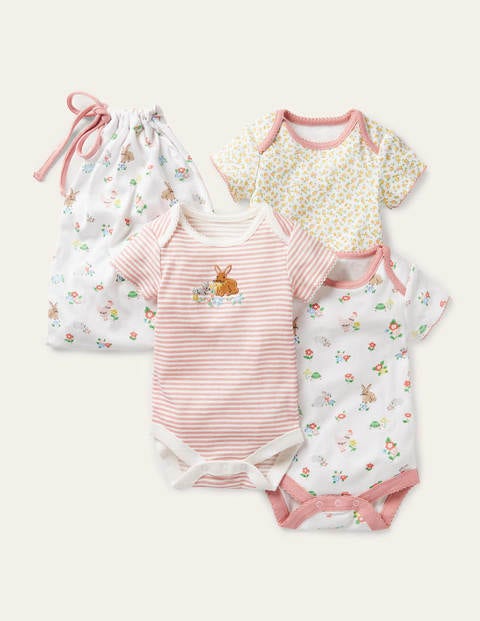 Organic 3 Pack Bodies - Ivory Floral Pets Organic 3 Pack Bodies - Ivory Floral Pets