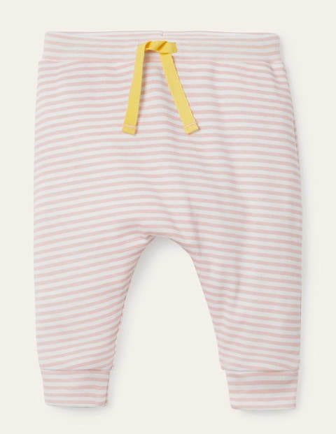 Organic Newborn Leggings - Ivory/Boto Pink Organic Newborn Leggings - Ivory/Boto Pink