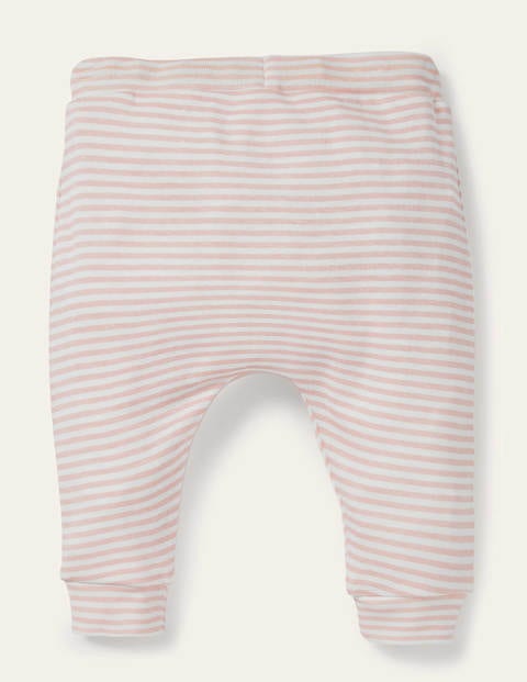 Organic Newborn Leggings - Ivory/Boto Pink Organic Newborn Leggings - Ivory/Boto Pink