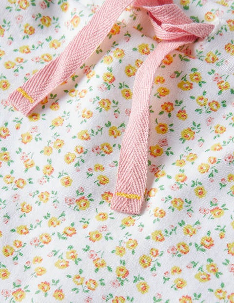 Organic Newborn Leggings - Sweetcorn Yellow Floral Organic Newborn Leggings - Sweetcorn Yellow Floral