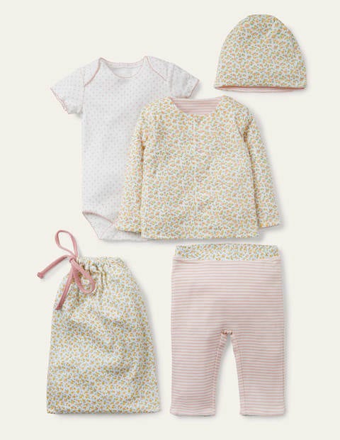 Organic Rose 4 Piece Gift Set - Ivory Tiny Rose Organic Rose 4 Piece Gift Set - Ivory Tiny Rose