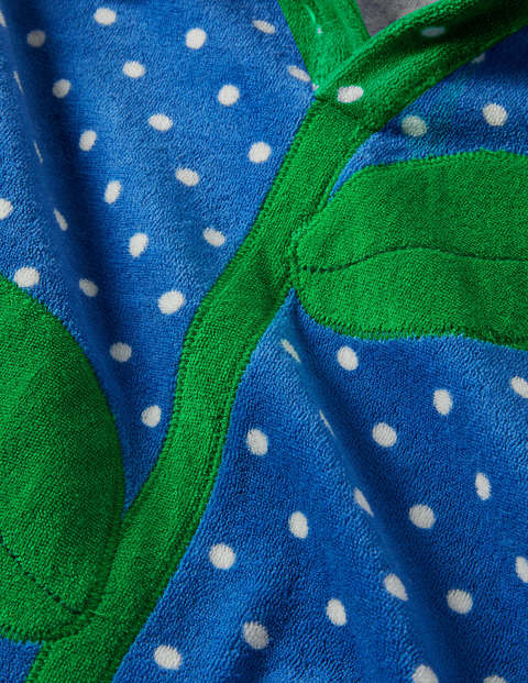 Towelling Throw-on - Blue Spot Towelling Throw-on - Blue Spot