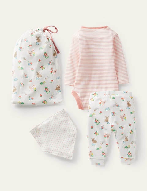 Pets Organic Newborn Set - Ivory Floral Pets Pets Organic Newborn Set - Ivory Floral Pets