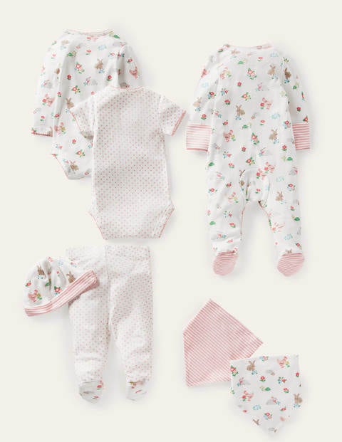 Organic Pets 7 Piece Gift Set - Ivory Floral Pets Organic Pets 7 Piece Gift Set - Ivory Floral Pets