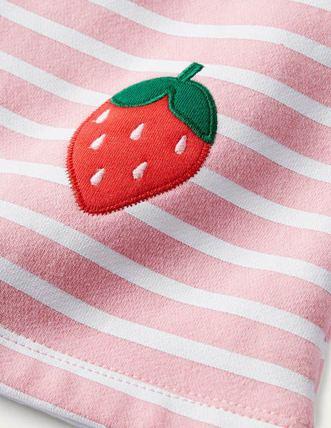 Cosy Sweatshirt Dress - Pink Lemonade/White Strawberry Cosy Sweatshirt Dress - Pink Lemonade/White Strawberry