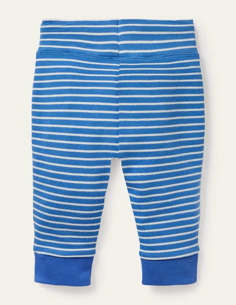 Appliqué Jersey Bottoms - Venice Blue/Ivory Appliqué Jersey Bottoms - Venice Blue/Ivory