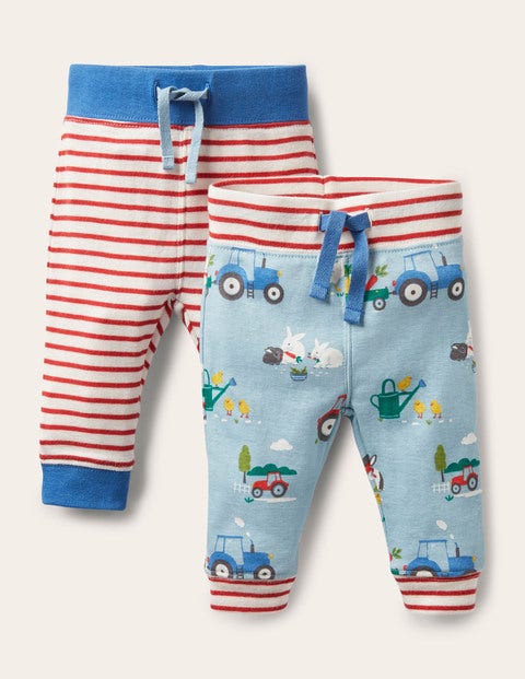 Farm Twin Pack Bottoms - Multi Farmyard Friends Farm Twin Pack Bottoms - Multi Farmyard Friends