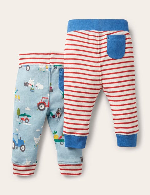 Farm Twin Pack Bottoms - Multi Farmyard Friends Farm Twin Pack Bottoms - Multi Farmyard Friends