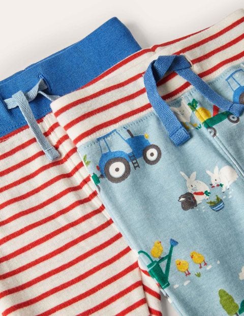 Farm Twin Pack Bottoms - Multi Farmyard Friends Farm Twin Pack Bottoms - Multi Farmyard Friends