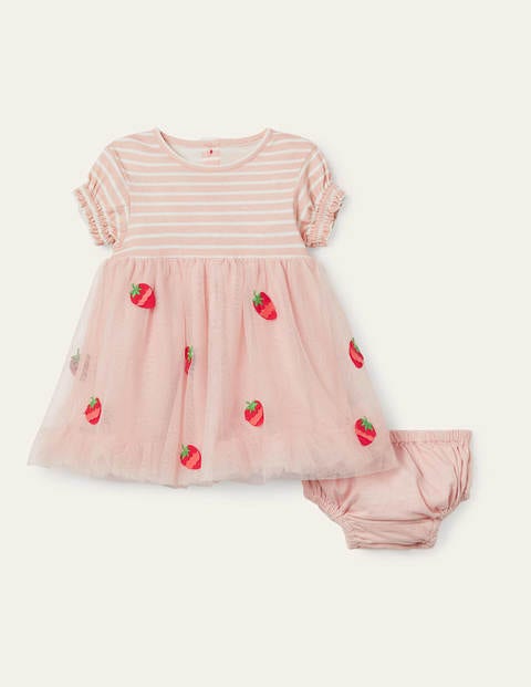 Strawberry Tulle Dress - Provence Dusty Pink Strawberry Tulle Dress - Provence Dusty Pink