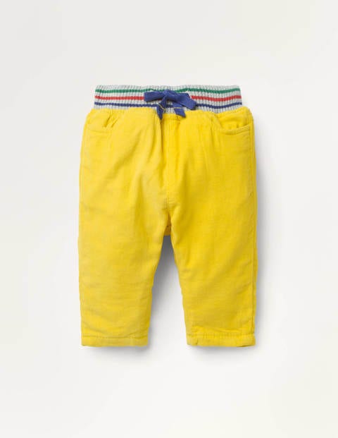 Rib Waist Pants - Honeycomb Yellow Rib Waist Pants - Honeycomb Yellow