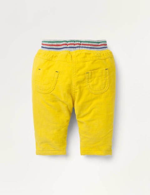 Rib Waist Pants - Honeycomb Yellow Rib Waist Pants - Honeycomb Yellow