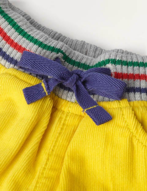 Rib Waist Pants - Honeycomb Yellow Rib Waist Pants - Honeycomb Yellow