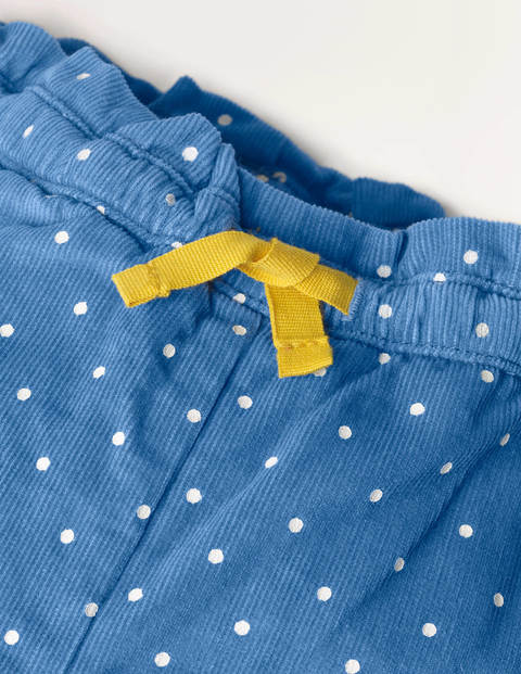 Gepunktete Cordhose zum Hineinschlüpfen - Elisabethanisches Blau, Pünktchen Gepunktete Cordhose zum Hineinschlüpfen - Elisabethanisches Blau, Pünktchen