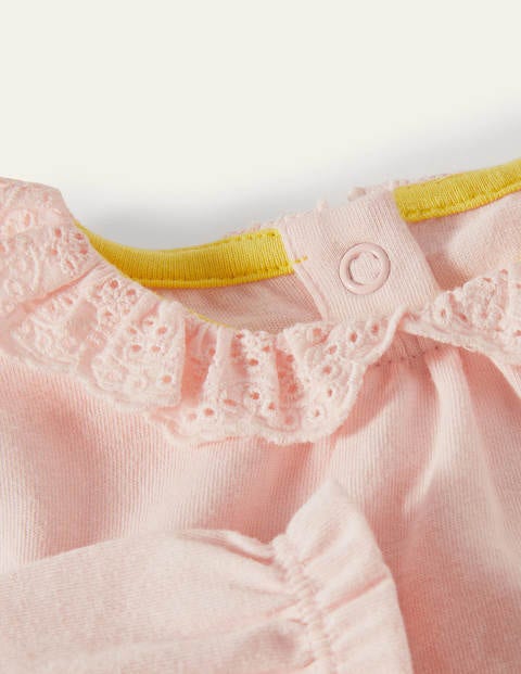 Long-sleeved Broderie T-shirt - Provence Dusty Pink Long-sleeved Broderie T-shirt - Provence Dusty Pink