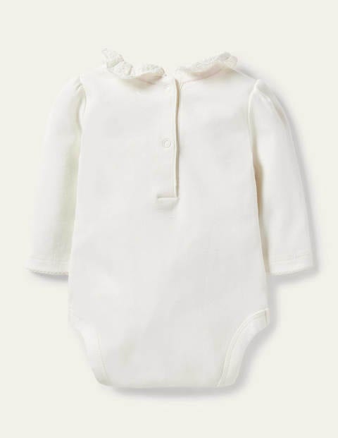 Long-Sleeved Collared Body - Ivory