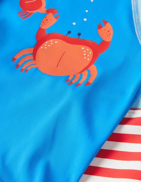 Ensemble fun avec haut de plage - Crabes bleu piscine Ensemble fun avec haut de plage - Crabes bleu piscine