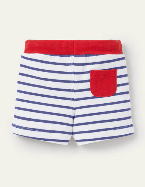 Essential Jersey Shorts - Ivory/Starboard Blue Essential Jersey Shorts - Ivory/Starboard Blue