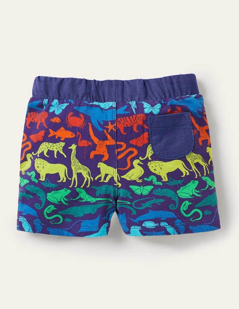 Essential Jersey Shorts - Starboard Blue Animal Kingdom