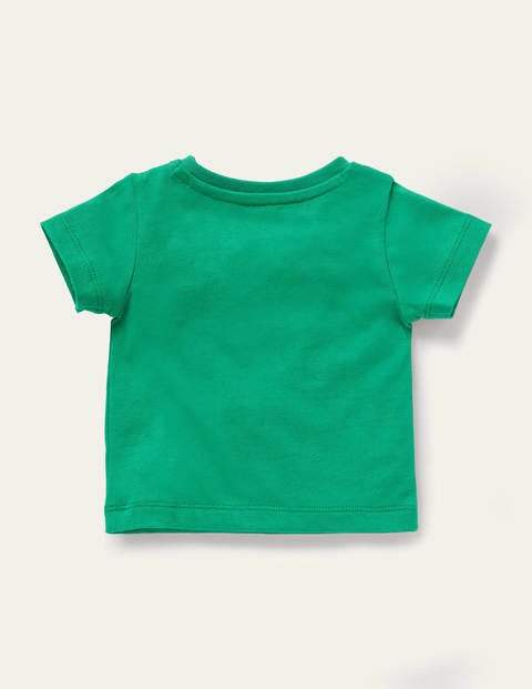 Lift-the-Flap T-shirt - Sapling Green Trains Lift-the-Flap T-shirt - Sapling Green Trains