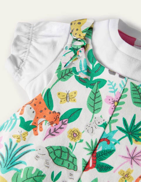 Ensemble avec barboteuse à nœuds - Jungle multi Ensemble avec barboteuse à nœuds - Jungle multi