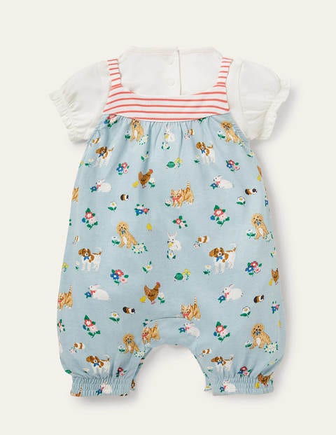 Jersey Hotchpotch Romper Set - Multi Floral Pets Jersey Hotchpotch Romper Set - Multi Floral Pets