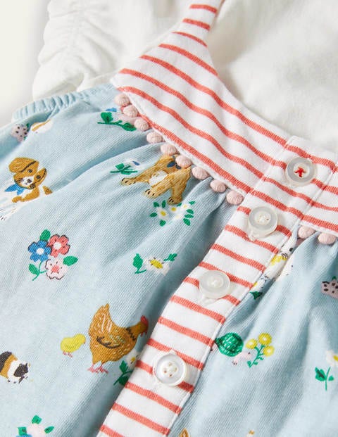 Jersey Hotchpotch Romper Set - Multi Floral Pets Jersey Hotchpotch Romper Set - Multi Floral Pets