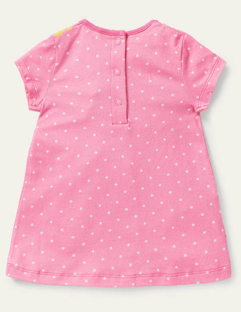 Jungle Animals Jersey Dress - Plum Blossom Pink Animals Jungle Animals Jersey Dress - Plum Blossom Pink Animals
