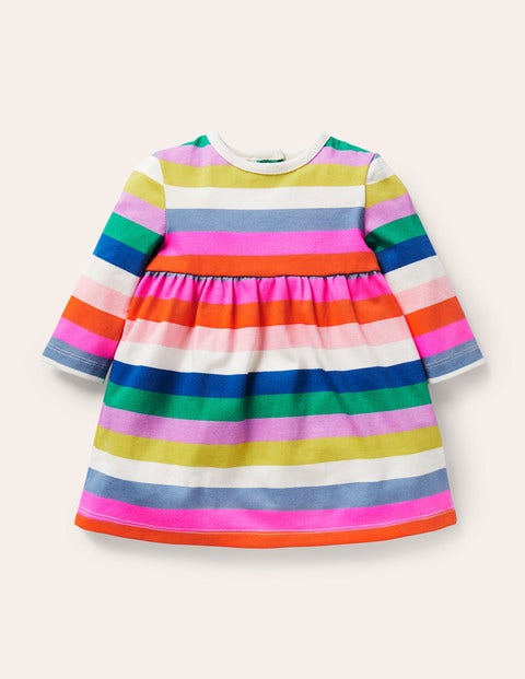 Fröhliches Jerseykleid - Bunt, Regenbogenfarben Fröhliches Jerseykleid - Bunt, Regenbogenfarben